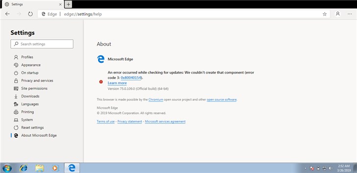 微软 Chromium 版 Edge 浏览器支持 Windows 7：运行截图曝光,第3张